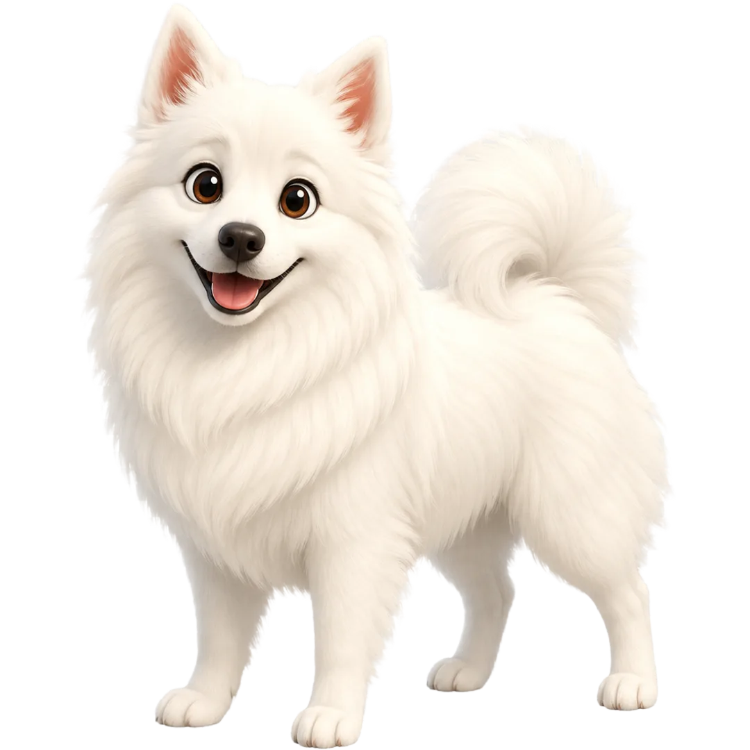 American Eskimo Dog on Wefido
