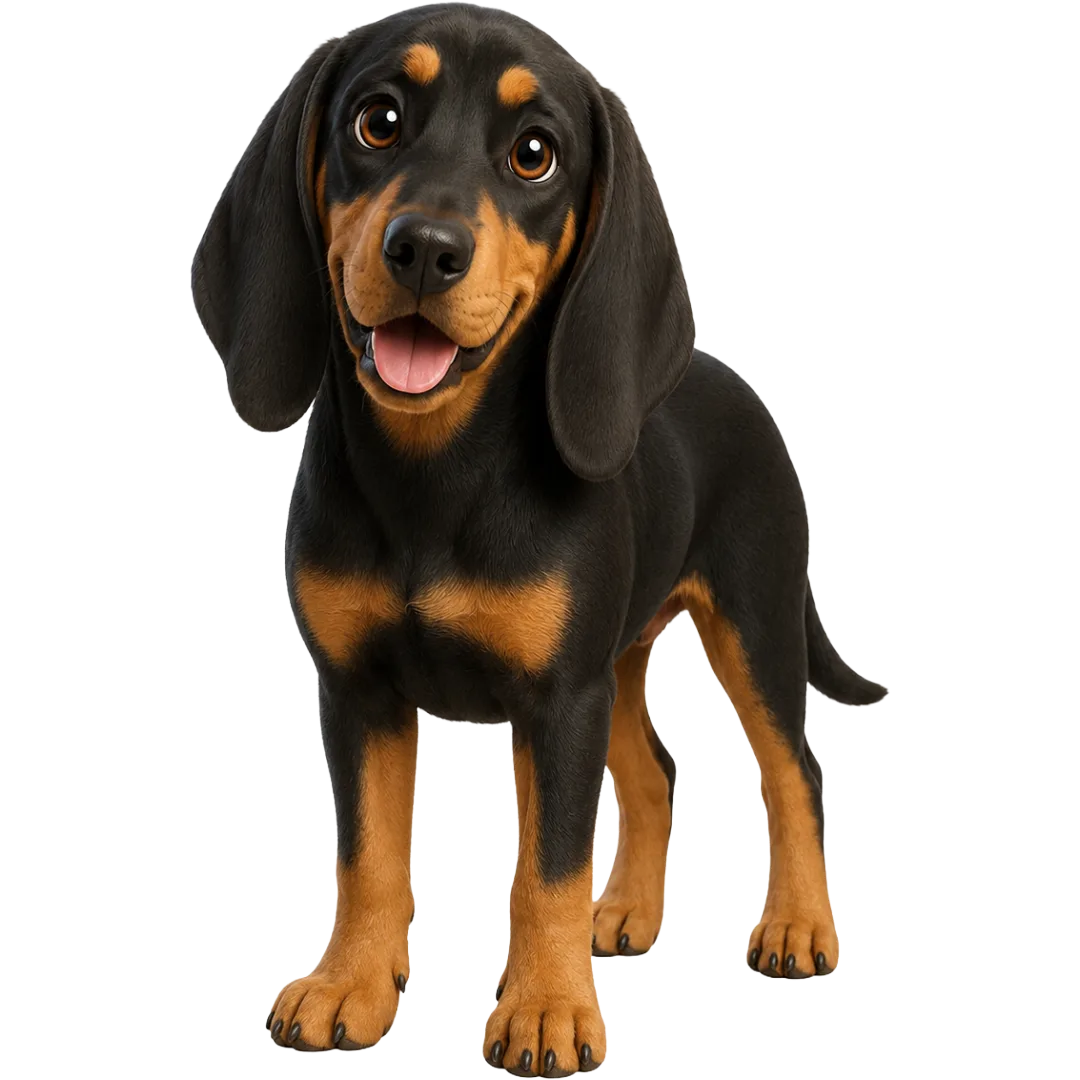 Black and Tan Coonhound su Wefido