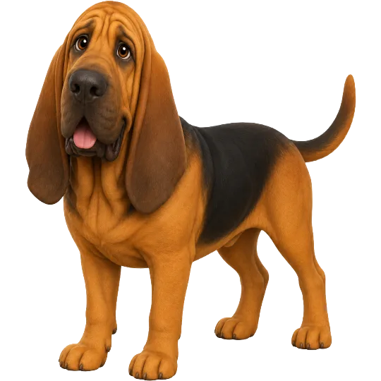 Bloodhound / Chien De Saint-Ubert / Chien de Saint-Hubert su Wefido