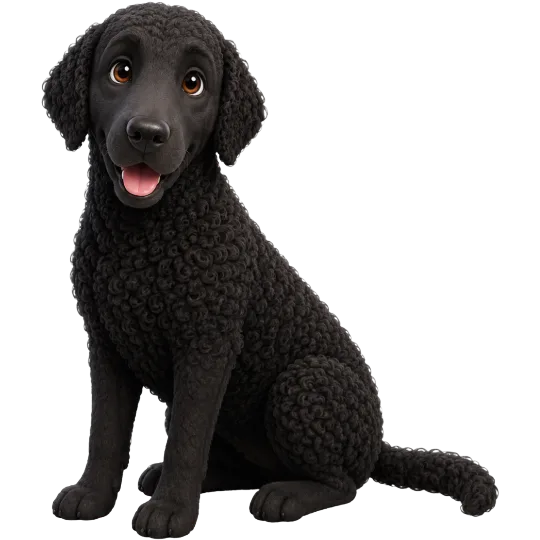 Curly-Coated Retriever on Wefido