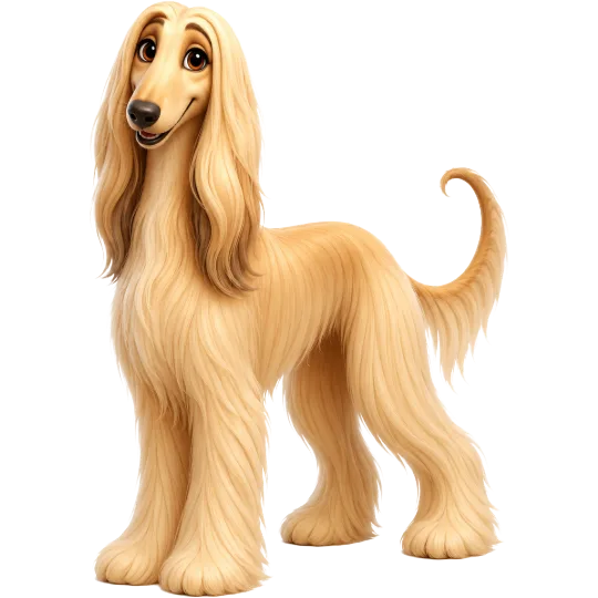Afghan Hound on Wefido